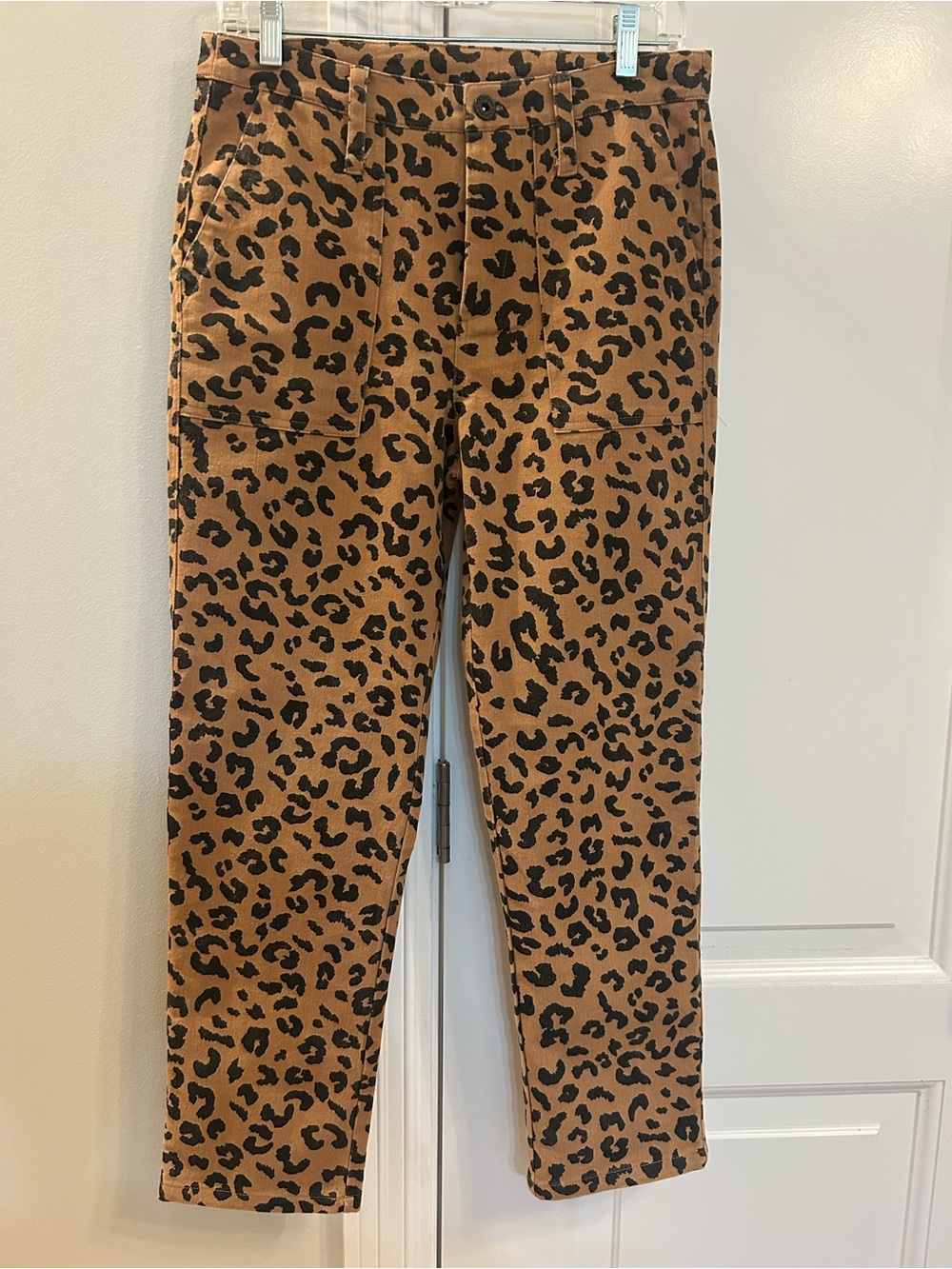 Umgee Women’s Leopard Print Brown & Black Casual Pants